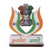 Voila Indian Flag for Car Dashboard Study Table Home & Office Lotus Flag